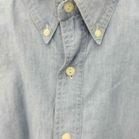 チャップスラルフローレン CHAPS RALPH LAUREN 80S コットン エンブレム刺繍 B.D L/S シャツ メンズ import:L