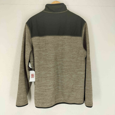 ジーエイチバス G.H.BASS ナイロン×ポリエステル 切替ハーフボタントップス メンズ L/G