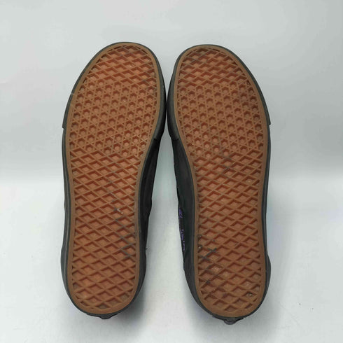 バンズ VANS Pukas コラボ スター チェッカー フラッグ スリッポン シューズ メンズ US:10