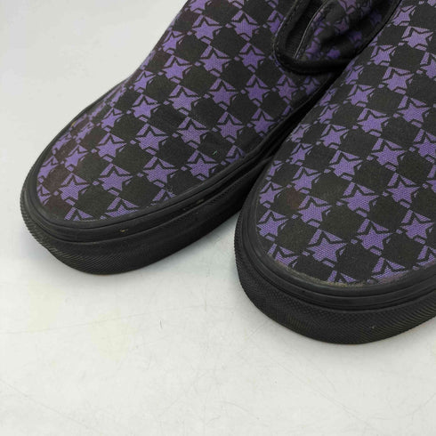 バンズ VANS Pukas コラボ スター チェッカー フラッグ スリッポン シューズ メンズ US:10