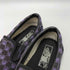 バンズ VANS Pukas コラボ スター チェッカー フラッグ スリッポン シューズ メンズ US:10