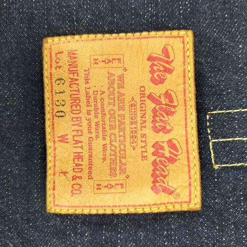 ザフラットヘッド the flat head デニムトートバッグ メンズ