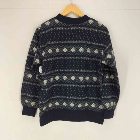 アイエスイッセイミヤケ I.S. ISSEY MIYAKE 80S ハートノルディック柄 クルーネックニット レディース 9