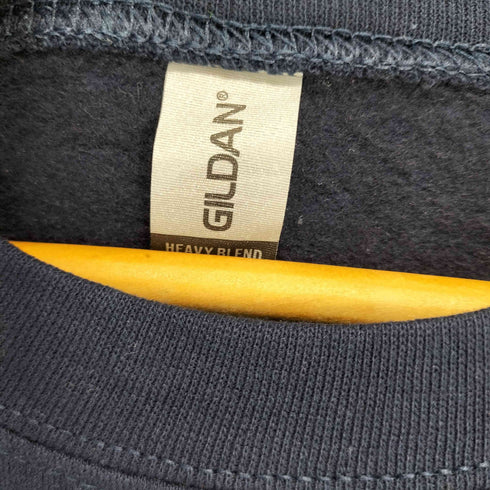 ギルダン GILDAN 企業ロゴ 両面プリントクルーネックスウェット メンズ L