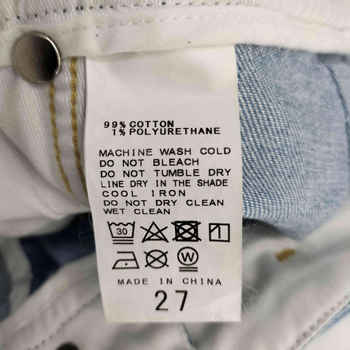 ユーバイスピックアンドスパン U by SPICK&SPAN 21SS ダメージ加工 デニムパンツ レディース 5 1/2