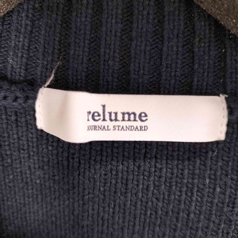 ジャーナルスタンダードレリューム JOURNAL STANDARD relume 短丈ナイロン混カーディガン レディース