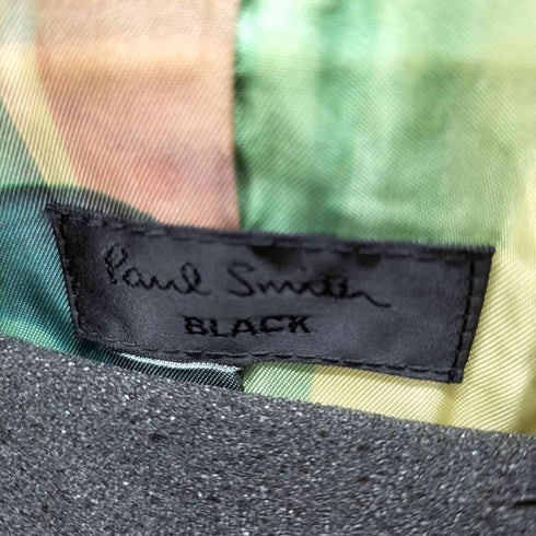 ポールスミスブラックレーベル Paul Smith BLACK LABEL 裏地総柄 3Bテーラードジャケット レディース EUR:40