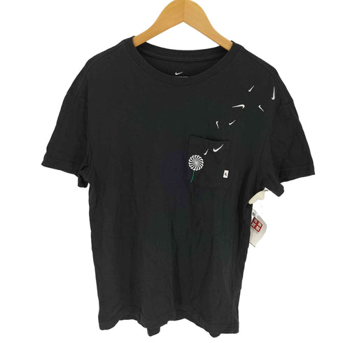 ナイキ NIKE 20SS NOVEL TEE スウッシュ ロゴ 刺繍 ノベル Tシャツ レディース import:M