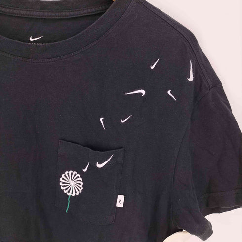 ナイキ NIKE 20SS NOVEL TEE スウッシュ ロゴ 刺繍 ノベル Tシャツ レディース import:M