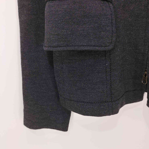 ダナキャランニューヨーク DKNY 90s archive Aライン ダブルジップ ウールジャケット レディース import:S
