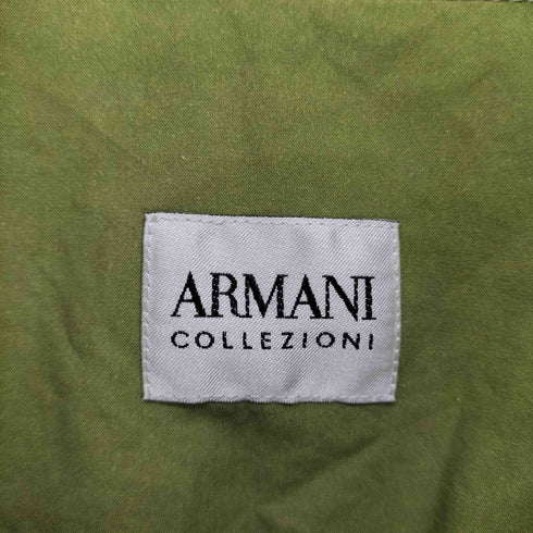 アルマーニコレツィオーニ ARMANI COLLEZIONI ムラ染バンドカラーシャツ スナップボタン メンズ M
