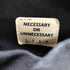 ネセサリーオアアンネセサリー Necessary or unnecessary ステッチデザインカバーオール メンズ JPN:1