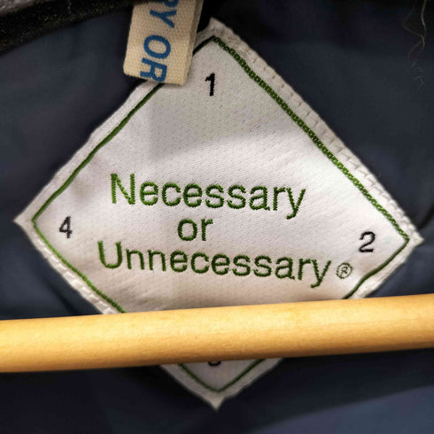 ネセサリーオアアンネセサリー Necessary or unnecessary ナイロンスイングトップ メンズ