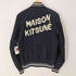 メゾンキツネ MAISON KITSUNE バックロゴスタジャン メンズ JPN:S