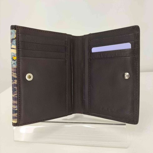 ポールスミス Paul Smith 小鳥 花柄 二つ折り財布 レディース