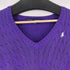 ラルフローレンスポーツ RALPH LAUREN SPORT Vネック コットン ケーブル 長袖 ニット レディース import:M