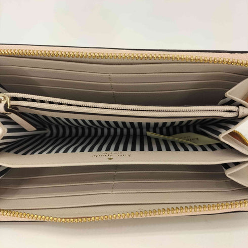 ケイトスペードニューヨーク kate spade NEW YORK ロゴプレートデザイン バイカラー 長財布 レディース