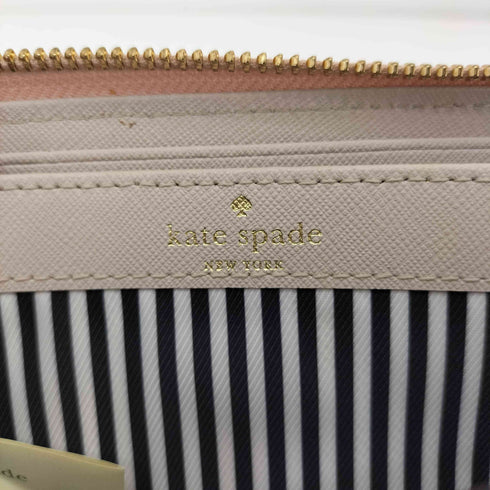 ケイトスペードニューヨーク kate spade NEW YORK ロゴプレートデザイン バイカラー 長財布 レディース