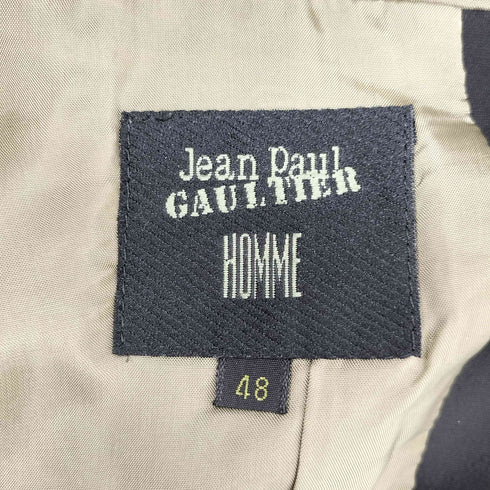 ジャンポールゴルチエオム Jean Paul GAULTIER HOMME 00s archive 異素材混紡 3B テーラードジャケット メンズ 48