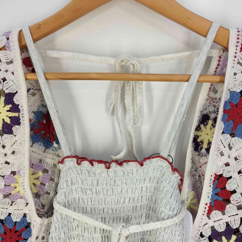 HELLO.SANFRANCISCO クロシェボレロ付ティアードキャミワンピ レディース ONE SIZE