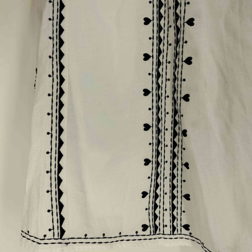 ミルクフェド MILKFED. ハート刺繍ブラウス レディース ONE SIZE