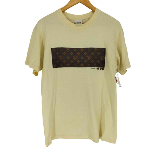 アンビル Anvil ロゴパロデープリントTシャツ MADE IN USA 袖裾シングル メンズ M