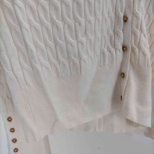ザラ ZARA ケーブルニットカーディガン レディース import:S