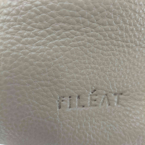 fiLEAT ディストレージ本革ハンドバッグ レディース