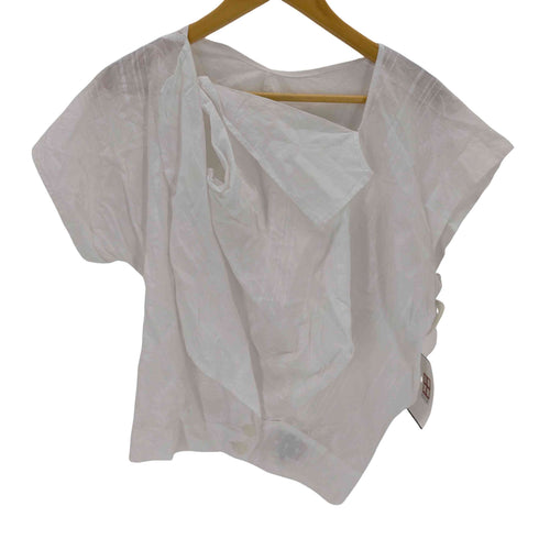 ヴィヴィアンウエストウッド アングロマニア Vivienne Westwood ANGLOMANIA 総柄 ノースリーブ変形ブラウス レディース import:XS