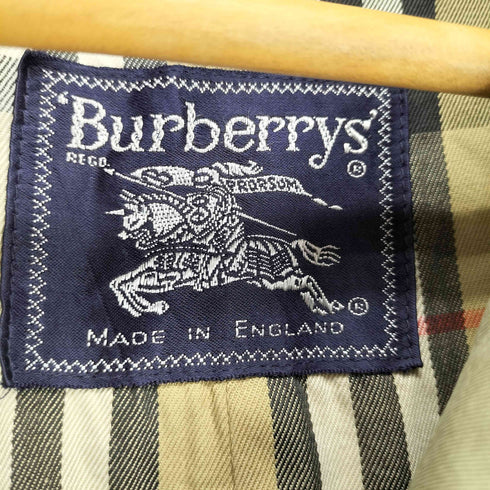 バーバリーズ BURBERRYS MADE IN ENGLAND 壱枚袖 裏地ノヴァチェックトレンチコート レディース