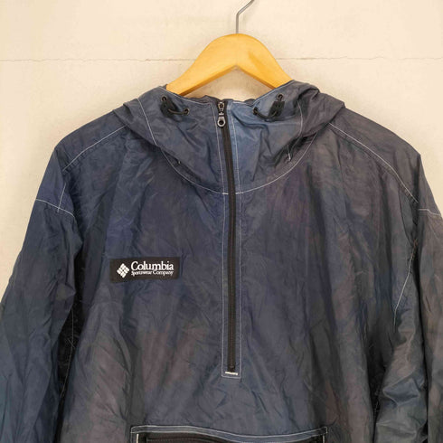 コロンビア Columbia 90S ムラ染 ナイロンアノラックパーカー メンズ L