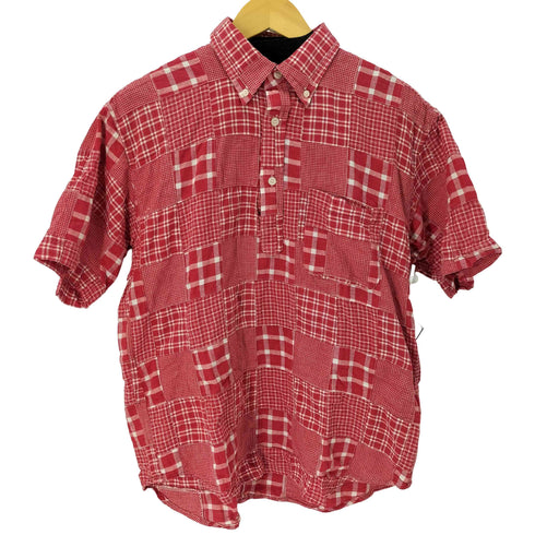 ディッキーズ Dickies プルオーバーパッチワークシャシャツ メンズ import:L