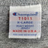チャンピオン Champion USA製 T1011 フロントプリント クルーネックTシャツ メンズ import:XL