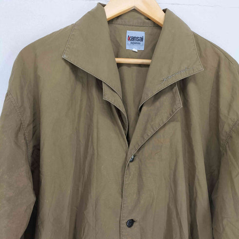 カンサイヤマモト KANSAI YAMAMOTO 80s pyjamas 2重襟 コットンシャツ メンズ L
