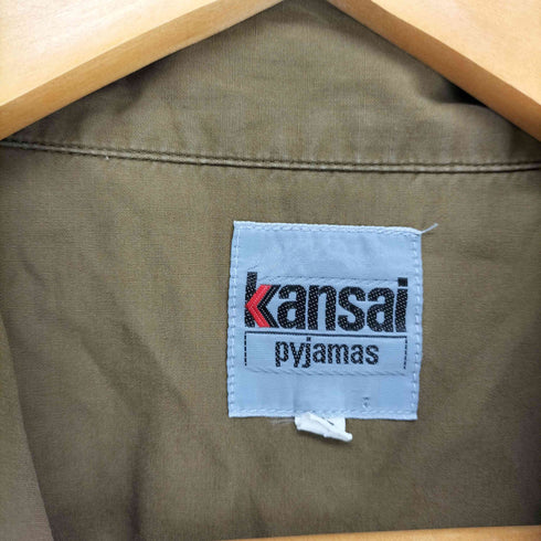 カンサイヤマモト KANSAI YAMAMOTO 80s pyjamas 2重襟 コットンシャツ メンズ L