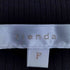 リエンダ rienda バルーンショルダーコンビKnit TOP レディース FREE