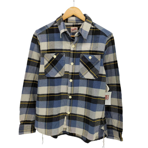 ヒューストン HOUSTON CHECK VIYELLA SHIRTS ビエラ チェック ネルシャツ メンズ import:M
