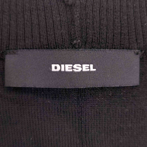 ディーゼル DIESEL クルーネック カーブデザイン プルオーバー ニット レディース import:L