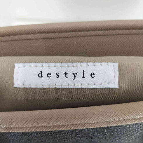 destyle バイカラートートバッグ フェイクレザー レディース FREE