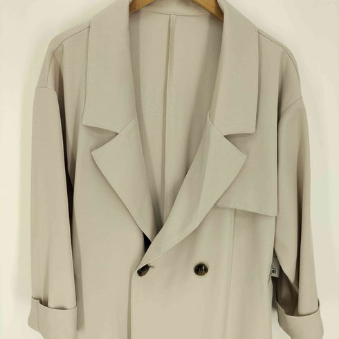24SS AD THIE ビッグテーラー ロング トレンチコート レディース FREE