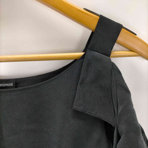 エンポリオアルマーニ EMPORIO ARMANI シルク100% フリルワンピース レディース EUR:40