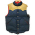 ラグビーラルフローレン Rugby Ralph Lauren 00S ナイロン レザー切替 ダウンベスト メンズ import:S