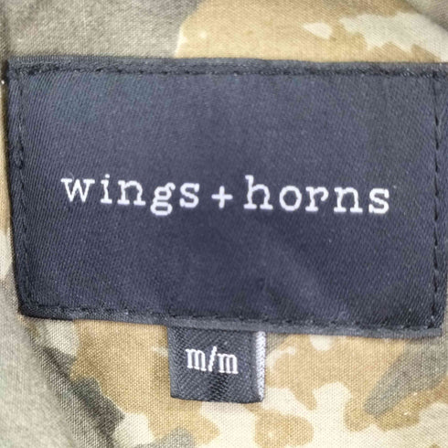 WINGS+HORNS カモフラマルチポケットジャケット メンズ M
