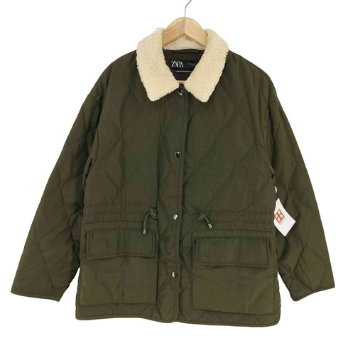 ザラ ZARA キルティングジャケット レディース import:S