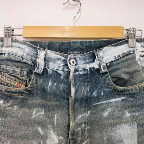 ディーゼル DIESEL ペイント加工 デニムパンツ メンズ US:30-31