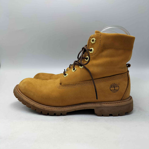 ティンバーランド Timberland AF AUTH ROLL TOP ロール トップ 裏地ドット ショートブーツ レディース JPN:24.5