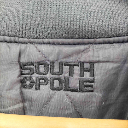 サウスポール SOUTHPOLE 90S ロゴチャーム リバーシブル フライトジャケット メンズ import:XL