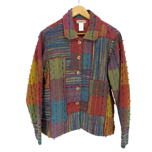 TRAVEL SMITH パッチワークジャケット レディース M