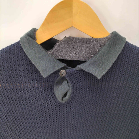 ジョルジオアルマーニ Giorgio Armani イタリア製 ニットポロシャツ メンズ EUR:48