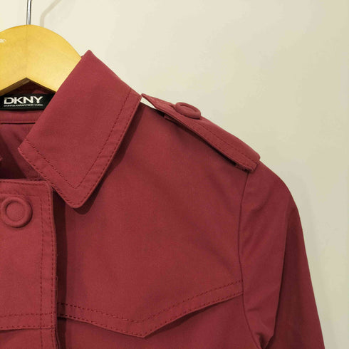 ダナキャランニューヨーク DKNY 00s OLD ショート トレンチコート レディース US:4
